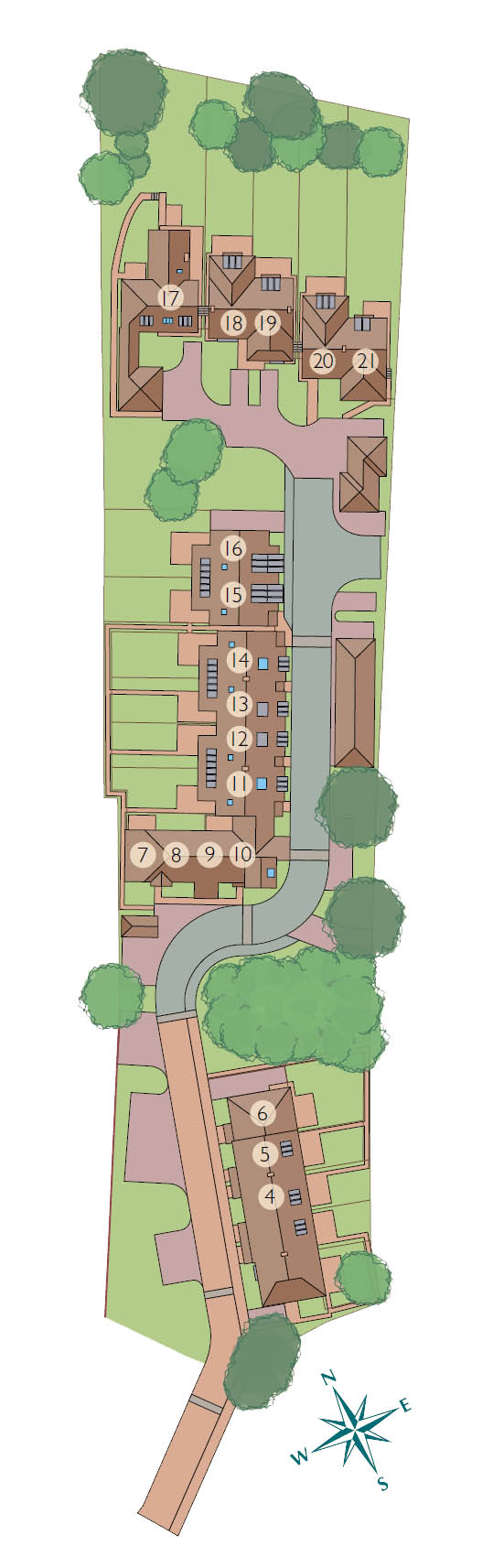 Steeple Court siteplan